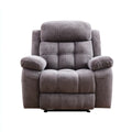 Relaxsessel Grau 92 x 98 x 102 cm mit Polyester-Cordbezug und Stahlgestell
